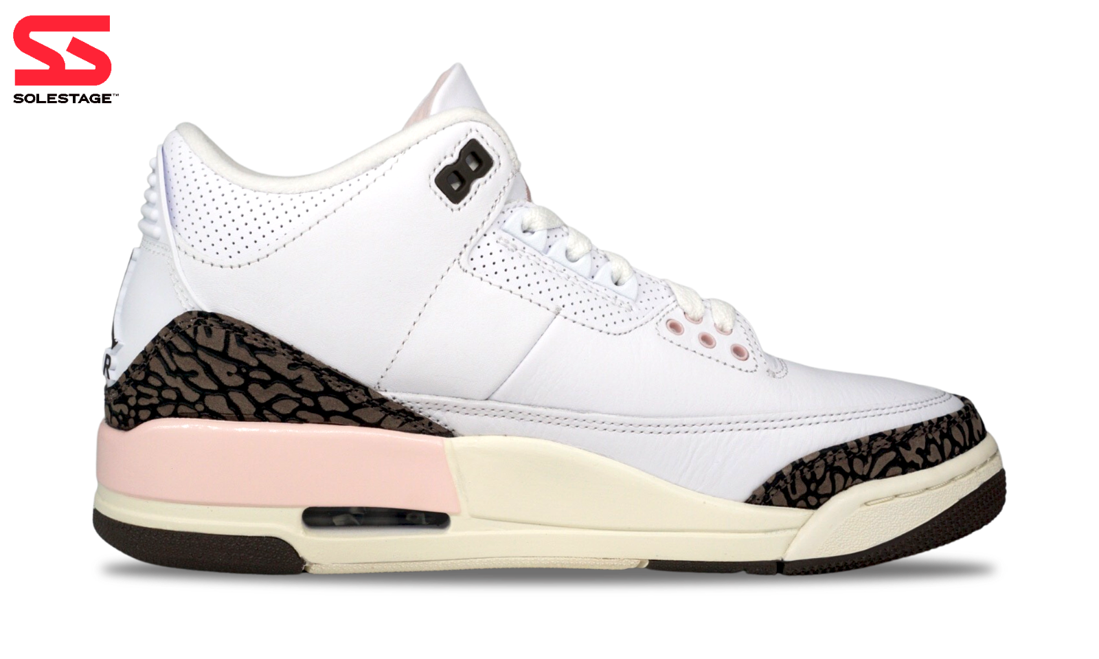Pre-owned Jordan Nike  3 Retro Neapolitan 2022 (w) (ck9246-102) Women's Size 5-12 In White