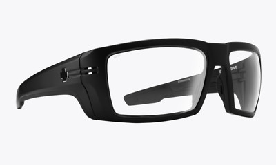 New SPY OPTIC REBAR Matte Black Frames 62-16 130  Clear ANSI Z87.1 Safety Lenses