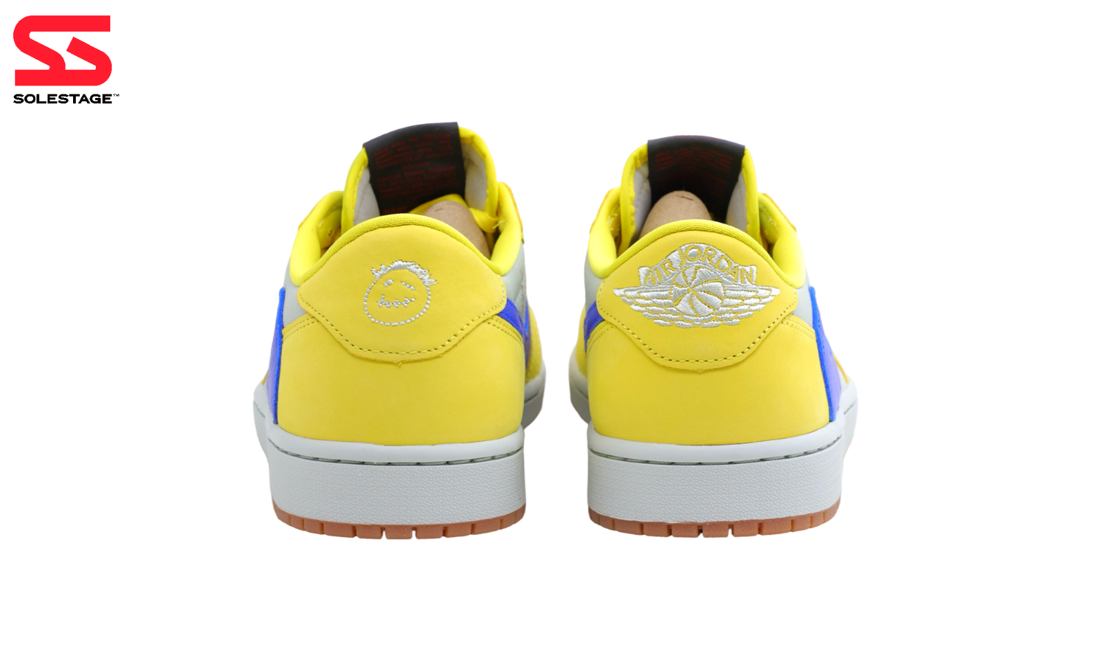 Pre-owned Jordan Nike  1 Retro Low Og X Travis Scott Canary (dz4137-700) Women's Size 5-13 In Yellow