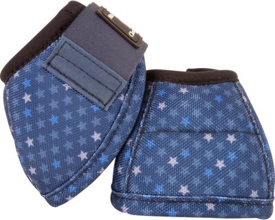 Classic Equine DYNOHYDE 2520D No Turn Bell Boots Sparkler Horse Tack