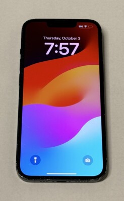Apple iPhone 14 - 256 GB - Midnight - T-Mobile Locked - Cracked Back - Fair Cond