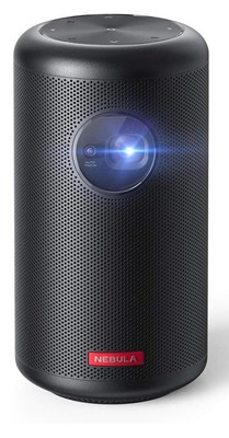 BRAND NEW Nebula By Anker D4111111 Capsule Smart Wi-Fi Mini Projector - Black