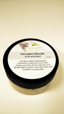 30% Glycolic & Real Lavender Mask - anti-aging acne, chemical peel, sun damage
