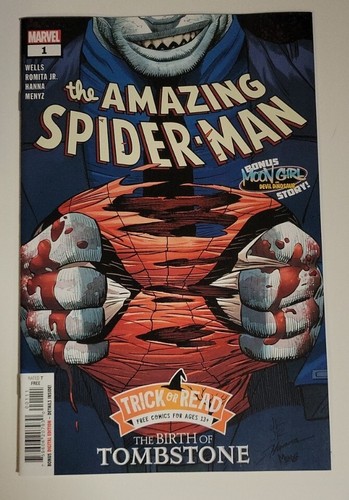 TRICK-OR-READ 2023-AMAZING SPIDER-MAN: BIRTH OF TOMBSTONE #1