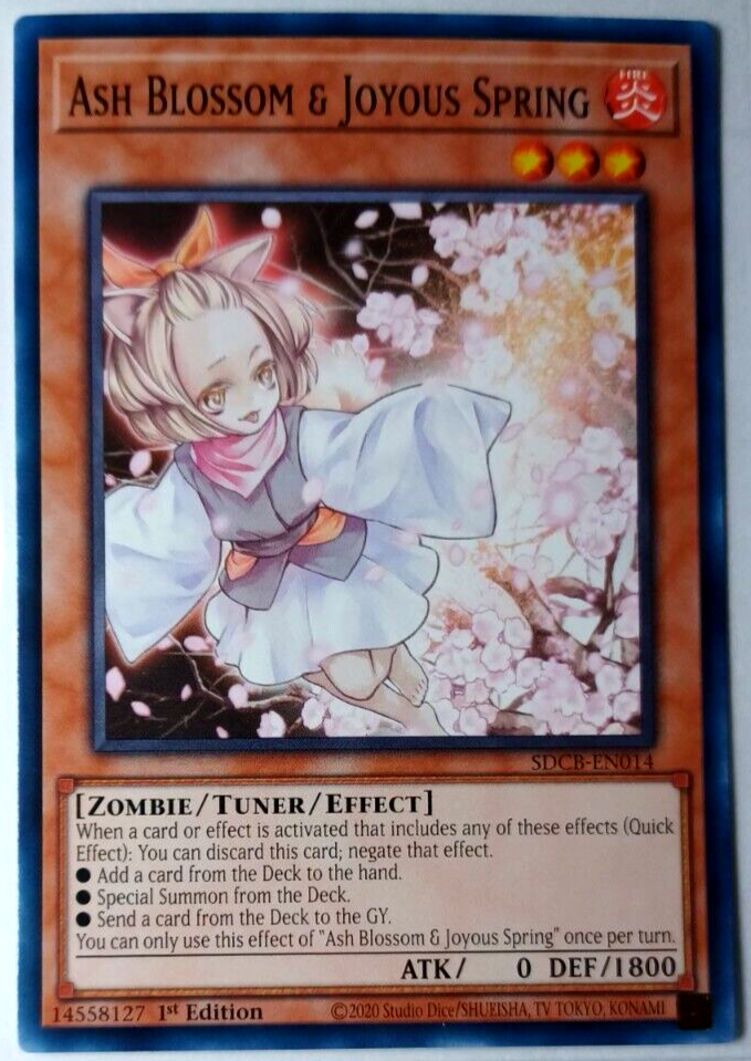 💎Ash Blossom & Joyous Spring 💎RA01-EN008 Super 1st 25th Anniver