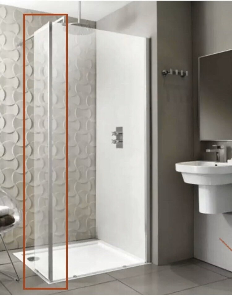 Bathstore Playtime Walk In Shower Side Panel / Screen 300 x 2000mm in