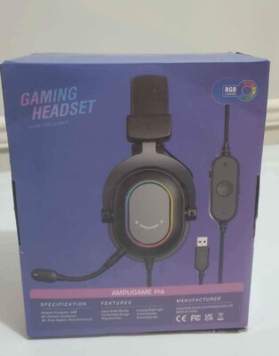 Fifine ApmliGame H6 7.1 Virtual Surround Sound Gaming Headset (E10028767)