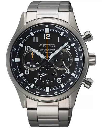 Pre-owned Seiko Sport Quartz Chronograph Ssb447p1 Usus