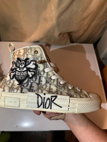 dior b23 high top Dior Oblique Shawn Bee Embroidery Patch | eBay