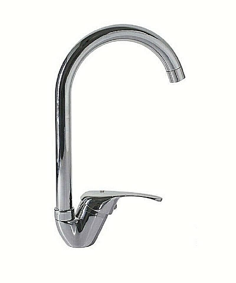 Rubinetto Miscelatore per Lavello Monocomando Canna Alta Modello Bari 52933 eas