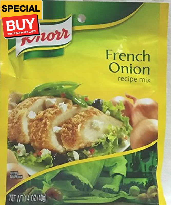 French Onion Recipe Mix 1.4 oz Packets (Pack of 6)6