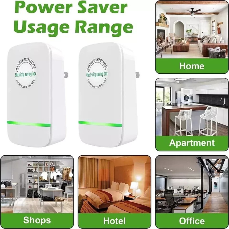 2 Pack Power Factor Saver-Energy Saving Device-Power Saver /Pro Energy