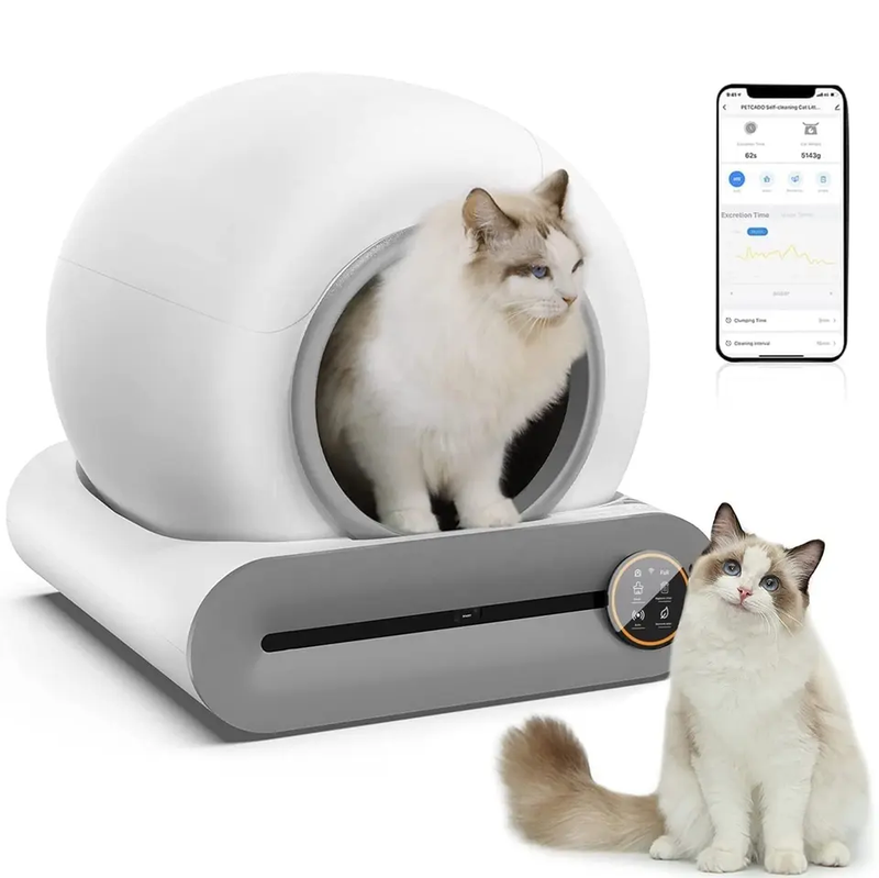 Self-cleaning Kitty Toilet For Multiple Cats