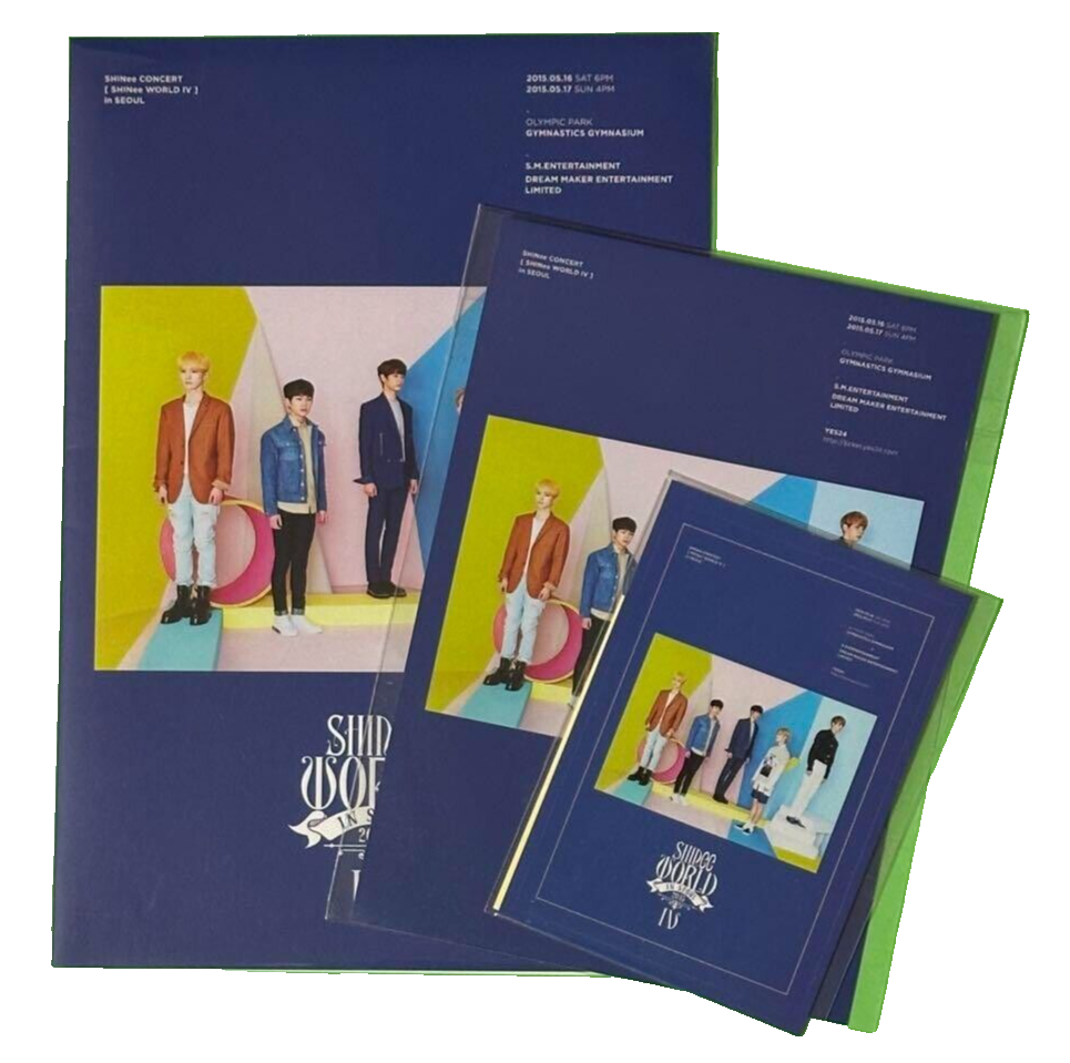 SHINee WORLD IV Ⅳ in Seoul 2015 Concert Global Messagecard