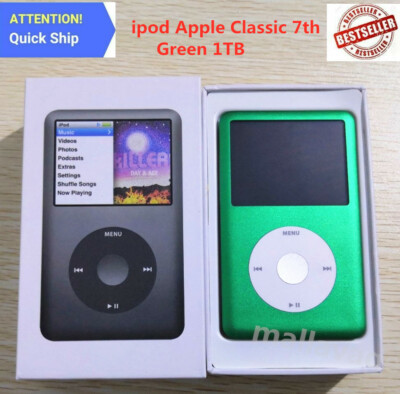 NEW, Apple iPod Classic 5th 6th 7th generation 80 120 160 256 512 1TB- Warranty