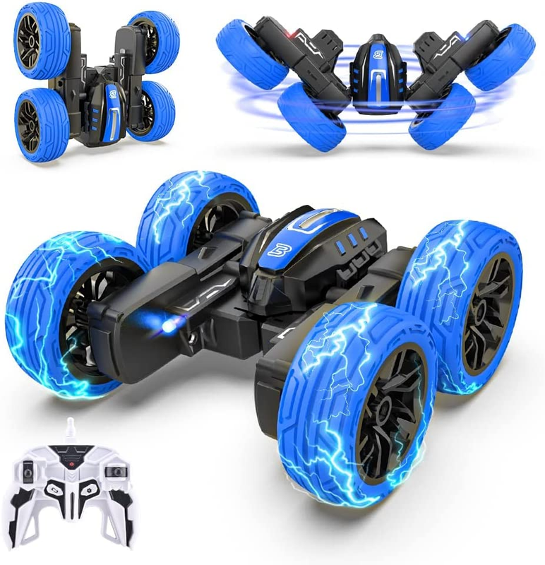 - Double Sided Mini Rc Stunt Car, 360 Flips Rotating Rc Car
