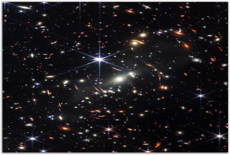 James Webb Space Telescope First Image Poster Deep Field Image