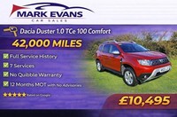 2020 Dacia Duster 1.0 TCe 100 Comfort 5dr HATCHBACK Petrol Manual