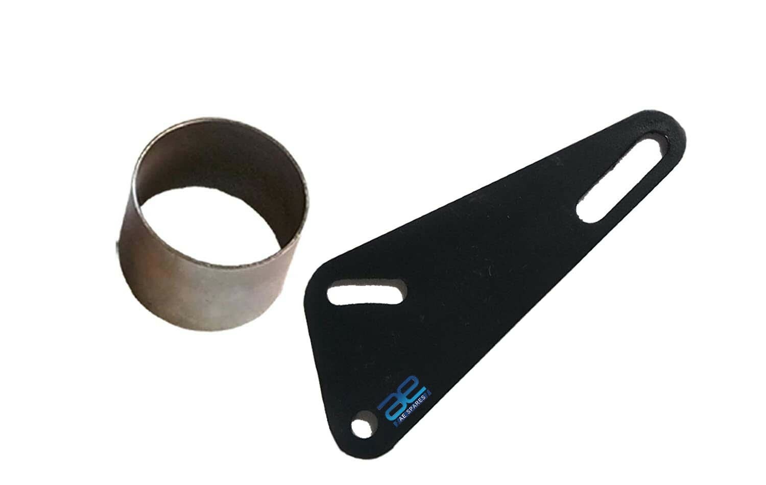 Silencer Glass Wool Megaphone Clamp + Bush for Royal Enfield Bullet Thunderbird