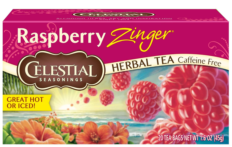 Herbal Tea, Raspberry Zinger, 20 Count