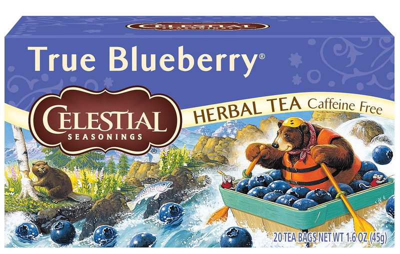 Herbal Tea, True Blueberry, 20 Count