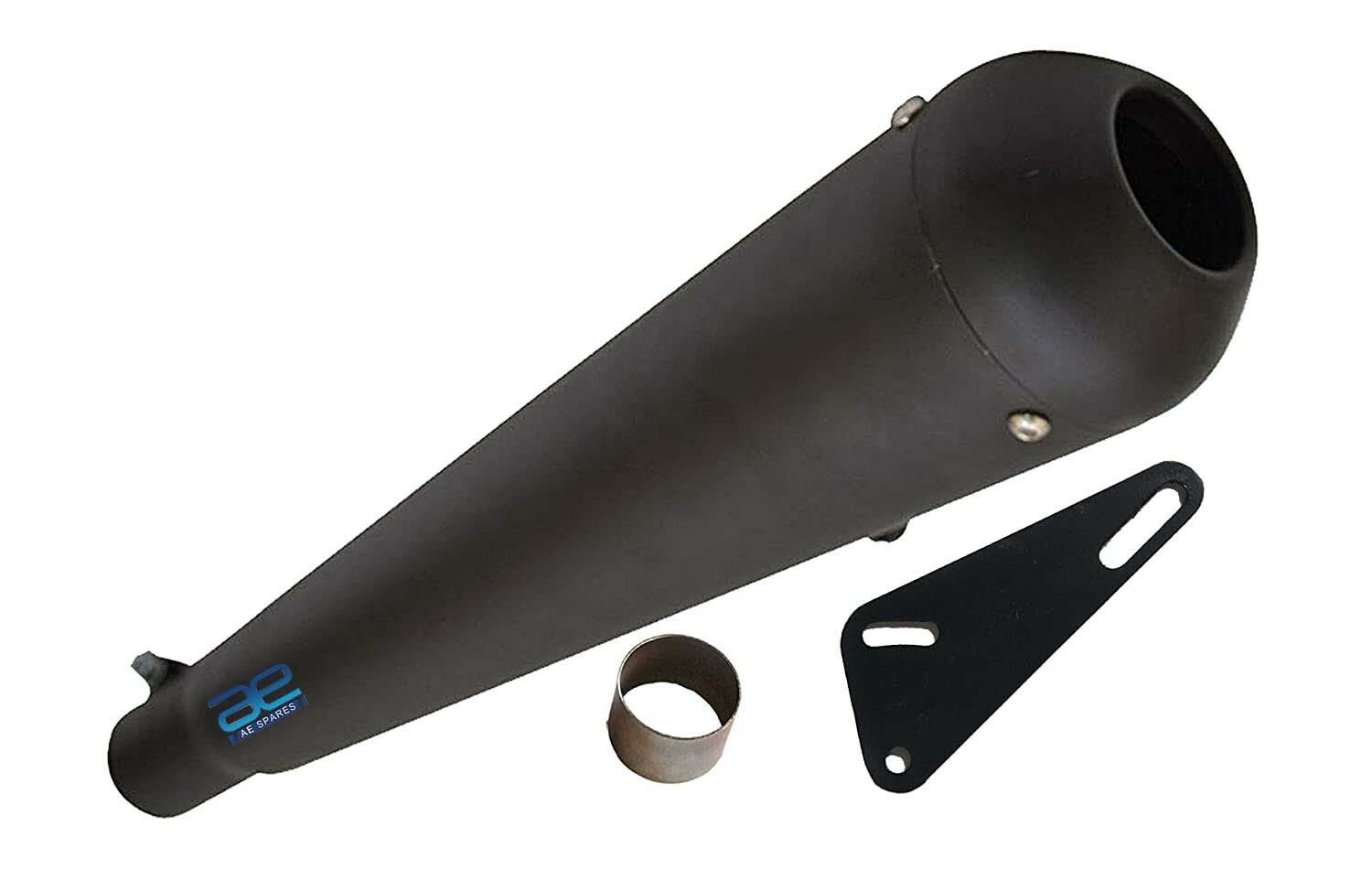 Silencer Glass Wool Megaphone Clamp + Bush for Royal Enfield Bullet Thunderbird