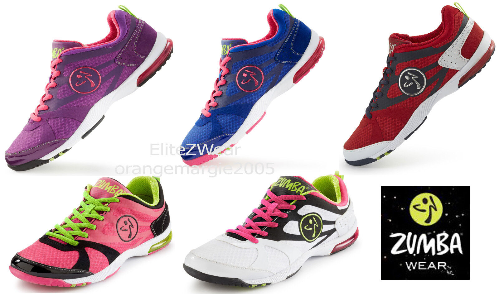 ZUMBA Impact Max Shoes Trainers w Z Slide-Dance Any Surface ZUMBA Impact Max Shoes Trainers w Z Slide-Dance Any Surface