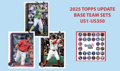 2025 Topps Update Baseball Team Set Tampa Bay Rays Chandler Simpson RC