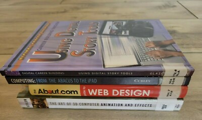 LOT of 4 Digital Career 3D Computer Animation and Effects, Web Design, Computing