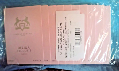 Delina Exclusif Parfum de Marly SAMPLES sealed pack of 10