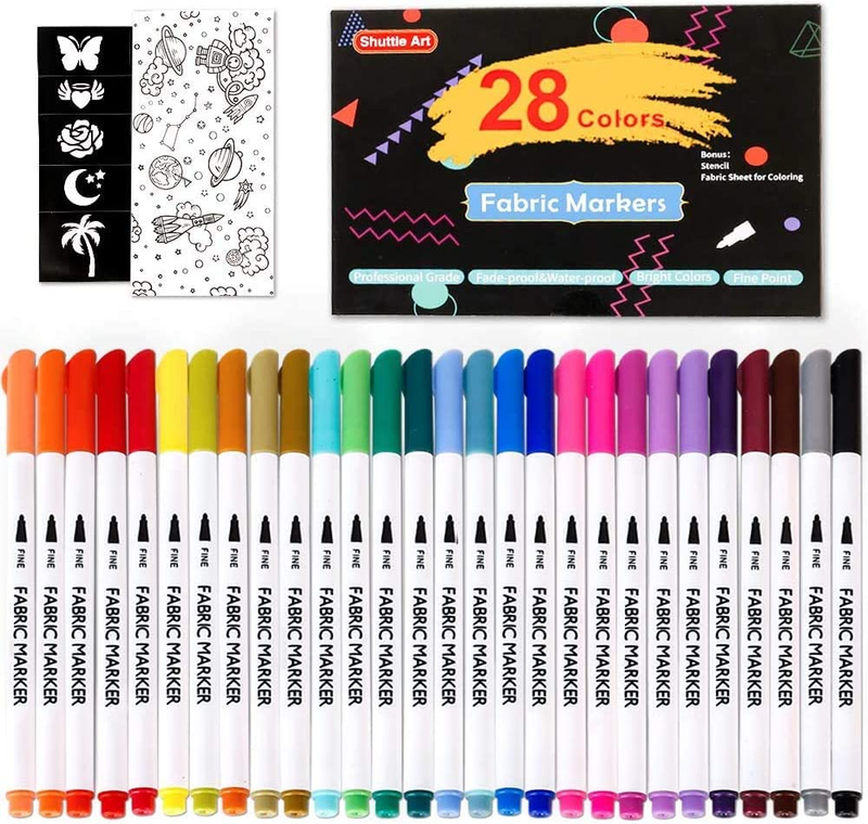 , Fabric Markers Permanent Markers For T-shirts Clothes