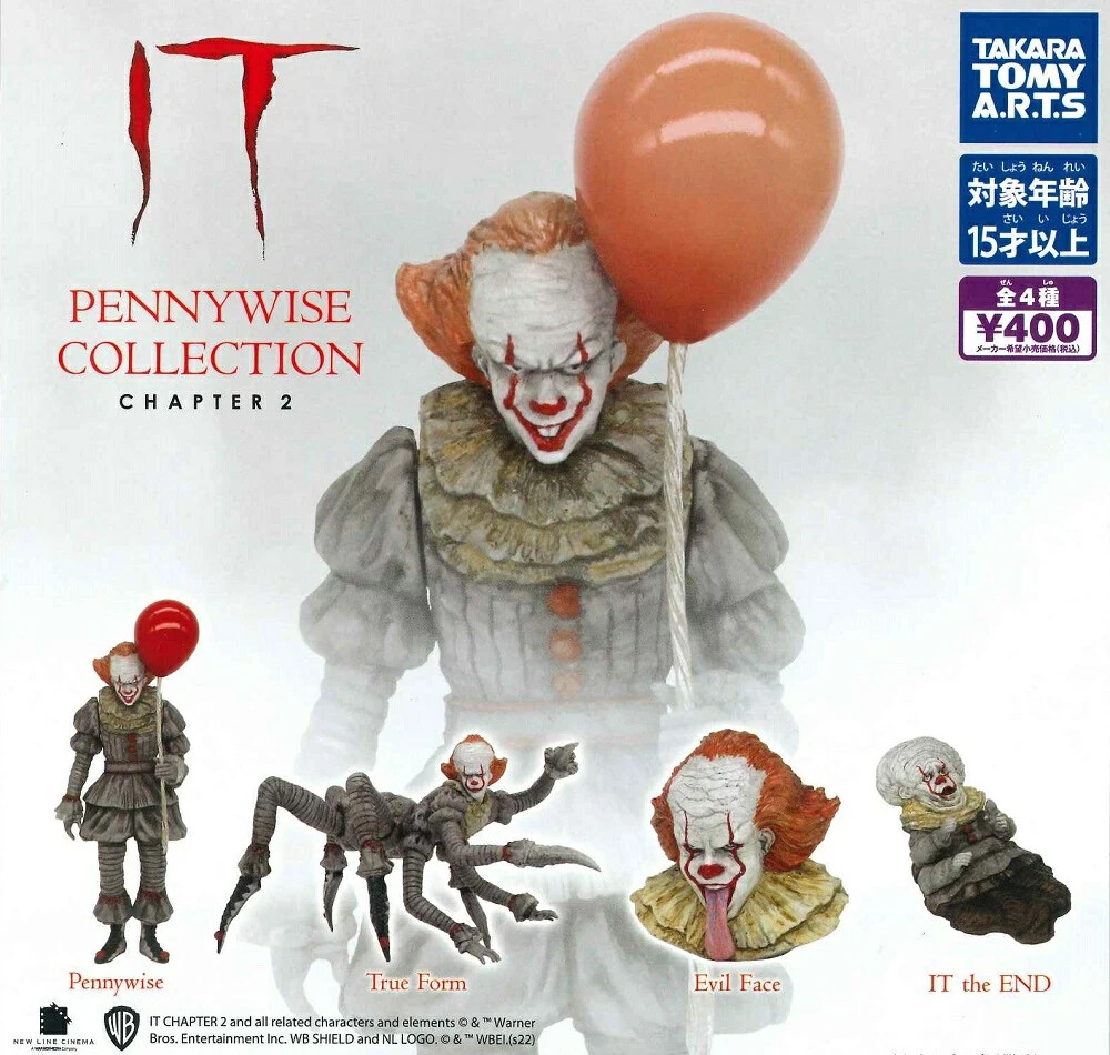 Takara Tomy Arts IT Chapter 2 Pennywise 4 Figure Set Reissue