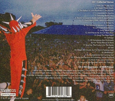 TISM COLLECTED VERSUS: COMPLETE TISM SINGLES NEW CD