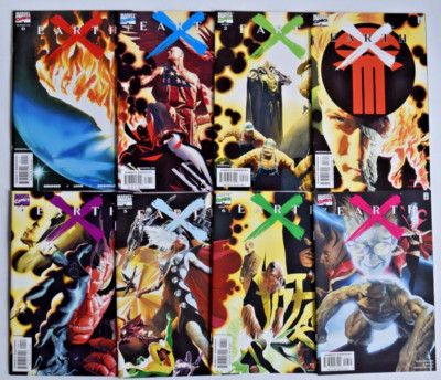 EARTH X (1999) 8 ISSUE COMIC RUN #0-7 MARVEL COMICS