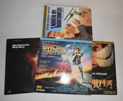 Laserdiscs Lot of 8, Back to the Future, 2001, Dirty Harry Etc, GREAT CONDITION