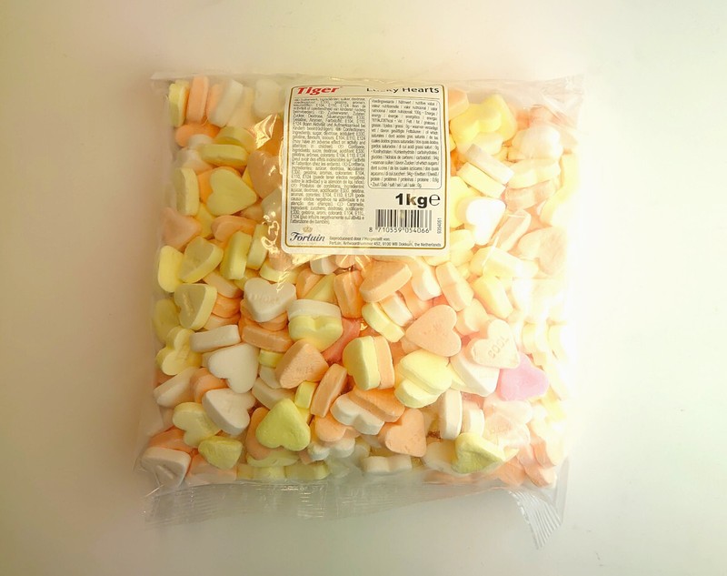 Tiger Lucky Hearts Traubenzuckerherzen 1 Kg