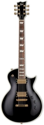 LTD by ESP Model EC-256 Gloss Black Finish Single Cutaway Electric Guitar