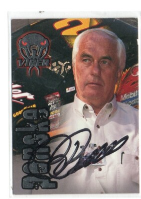 ROGER PENSKE NASCAR 1996 WHEELS VIPER IP/TTM AUTOGRAPH AUTO