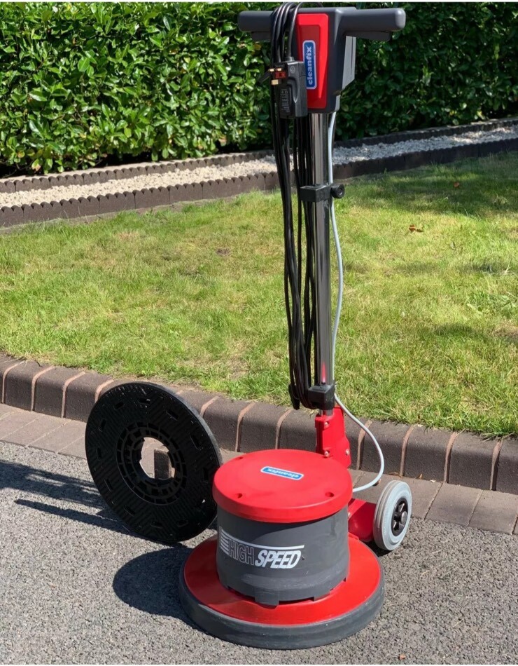 Rotary Floor Cleaner Cleanfix P Disc High Speed with a brush in