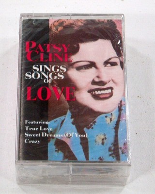 Vintage Sealed Patsy Cline Sings Songs of Love 2 Cassette Tapes