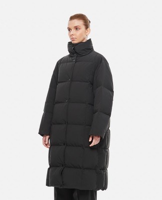 Pre-owned Studio Stand  Salina Puffer Coat In Black