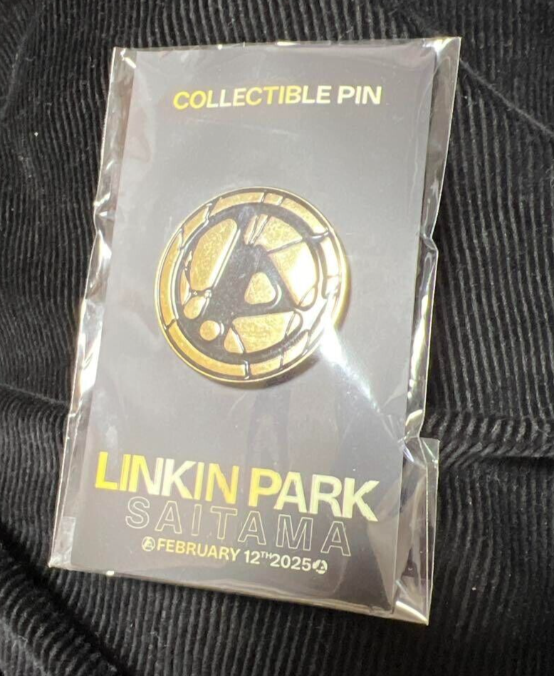 LINKIN PARK Japan limited pin badge From Zero World Tour LINKIN PARK Japan limited pin badge From Zero World Tour