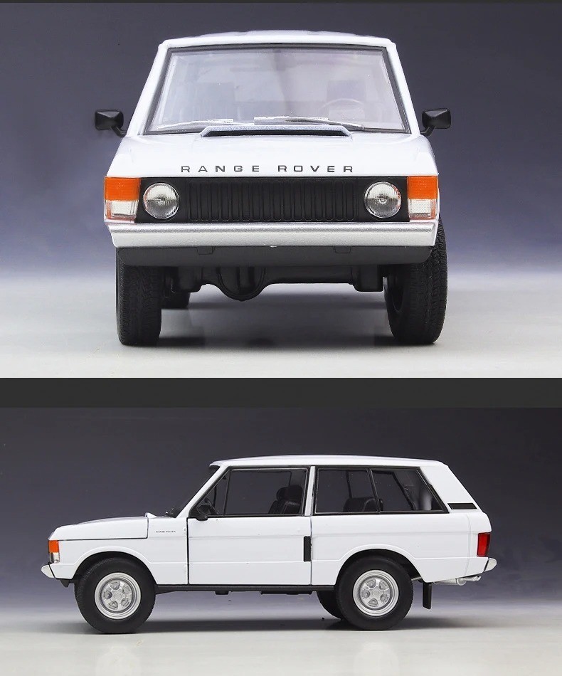 Front engine hood open revealing engine bay on Range Rover white