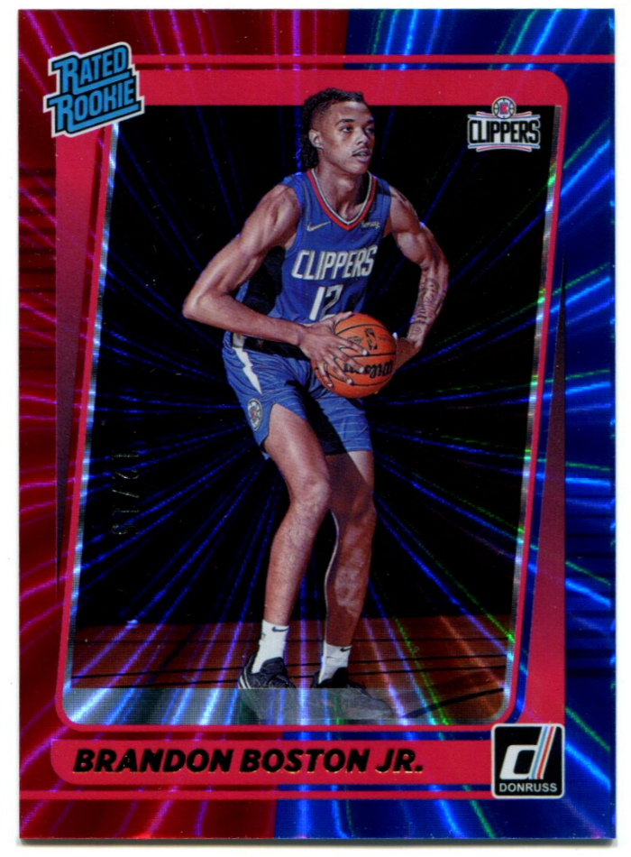 2021-22 Panini Donruss #239 Brandon Boston Jr. Rated Rookie