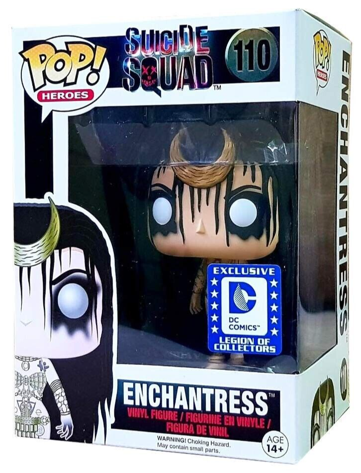 Фигурка чародейки из отряда самоубийц DC Легион коллекционеров Funko Pop с защитником