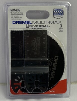 Dremel Multi-Max Universal Quick-Fit Cutting 3-Piece Assortment Pack (MM492)