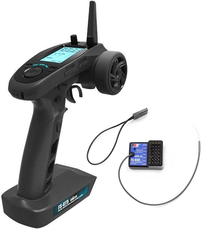 Flysky FS-GT5 2.4G Channels AFHDS RC Transmitter with FS-BS6 Receiver for RC Car