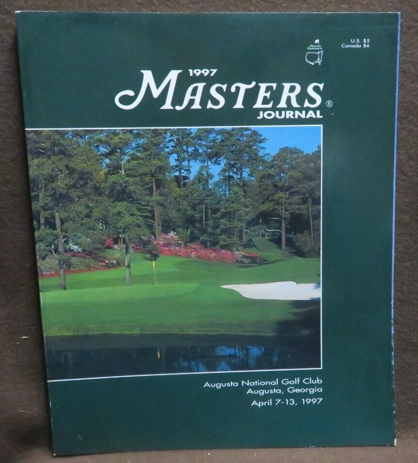 2699 MASTERS JOURNAL 1997 TIGER WOODS WINNER | eBay