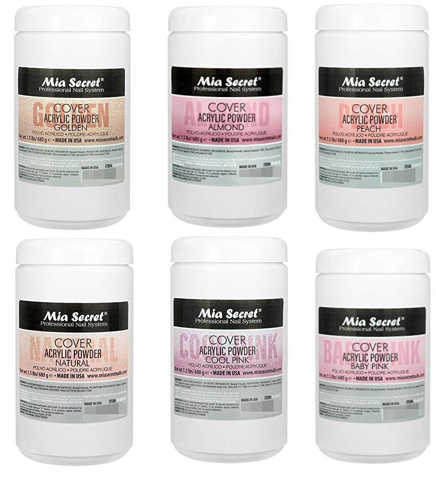 Mia Secret COVER Acrylic Powder - CHOOSE YOUR COLOR & SIZE