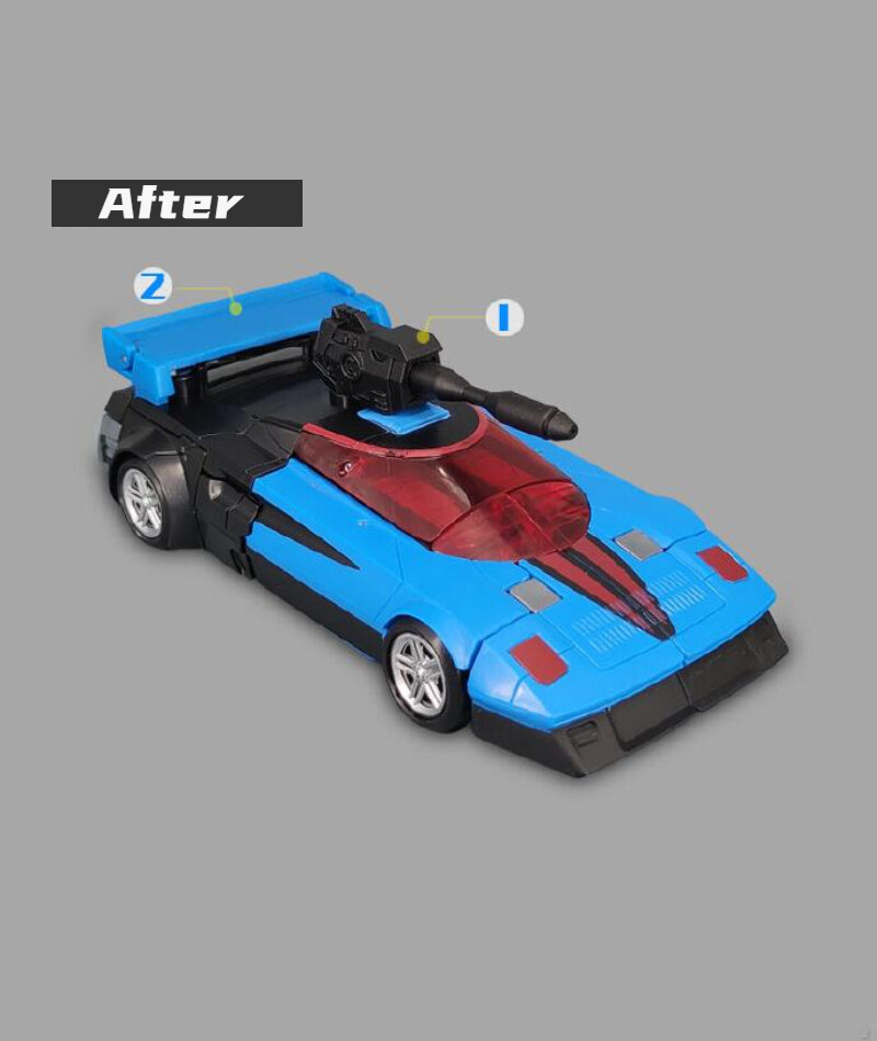 GO BETTER Upgrade Kit Tail Spoilers Weapon Filler For Shattered Glass Slicer